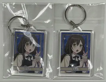 뱅드림! in 로프트 클리어 키링 하나조노 타에 x 우에하라 히마리