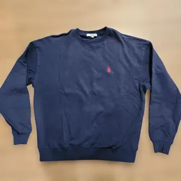 U.S. POLO ASSN. 원포인트 속기모 크루넥 맨투맨