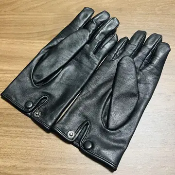 CLEL 블랙 가죽 장갑