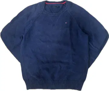 TOMMY HILFIGER 네이비 긴팔 니트 스웨터