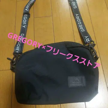 GREGORY 블랙 숄더백 프릭스스토어 콜라보
