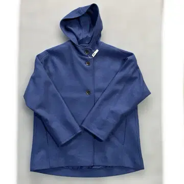 LAPIS LAZULI 후드 부착 울 자켓
