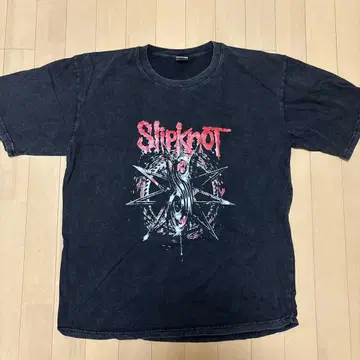 Slipknot 그래픽 T셔츠 다크 그레이