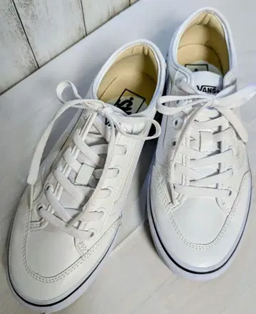 새상품급 VANS 로우컷 스니커즈 화이트 23.5cm