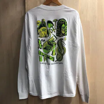 CREATURE 크리쳐 롱t 긴팔t셔츠 타투 디자인 프린트
