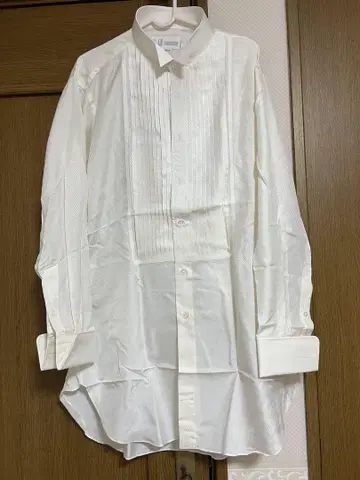 던힐 Dunhil 브랜드 빅 롱 Y셔츠 블라우스 화이트