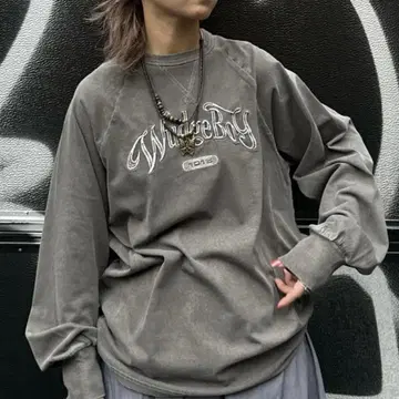 Wudge boy pigment raglan LS tee 롱T셔츠 L