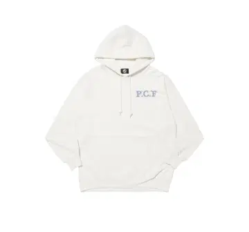 P.C.F APPAREL DEPARTMENT 화이트 후드티