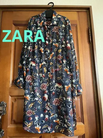 [ 새상품 ] ZARA 긴팔 시어 튜닉 셔츠