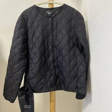 UNIQLO WARM PADDED 퀼팅 자켓 L 블랙