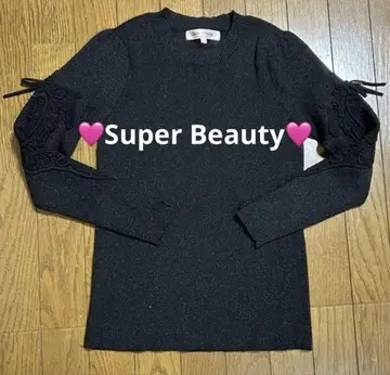 Super Beauty 블랙 니트 42