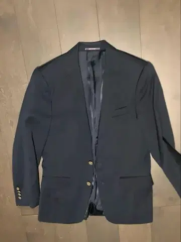 랄프 로렌 퍼플 라벨 네이비 테일러드 자켓