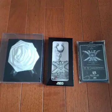 3대 JSB 업그레이드 키링 코사지 입장 특전 세트