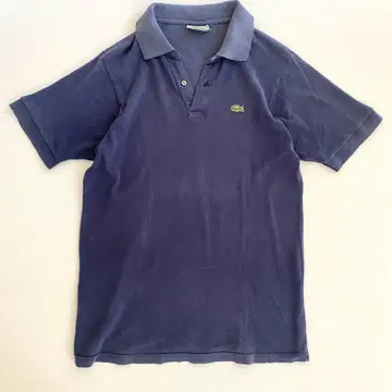 80년대 프랑스제 라코스테 피케 셔츠 5 네이비