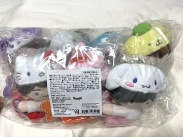 나니와단시 x 산리오 마스코트 7개 세트, 스마트폰 스탠드, 메탈 참