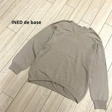 이네드 베이스 이네드 [11] 베이지 가을/겨울 브라운 니트 스웨터