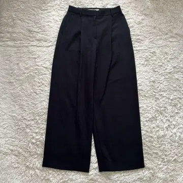 Theory luxe 24년 와이드 팬츠 Cosimo Elio 블랙 XS
