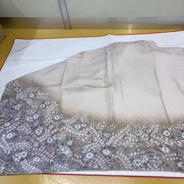 츠지카 꽃무늬 호몬기 꽃무늬 그라데이션 실크 작가 작품