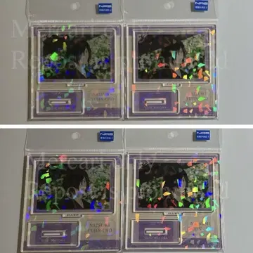 나츠메 우인장 마토바 세이지 홀로그램 아크릴 스탠드 4개 세트