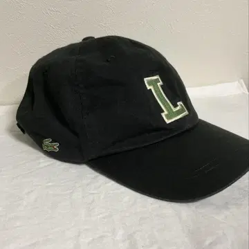 LACOSTE 블랙 캡 [L3482]
