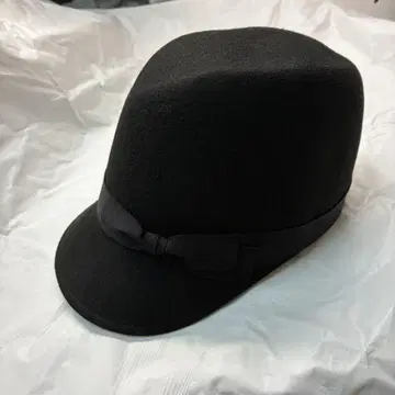 ca4la 울 리본 헌팅 캡 블랙