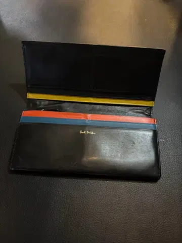 폴스미스 장지갑 블랙 가죽 paul smith 가죽