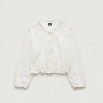 the barnnet 블라우스 Poise Ruffle Blouse