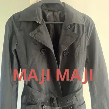 MAJI MAJI ROUGE 트렌치코트 블랙 40-L 사이즈