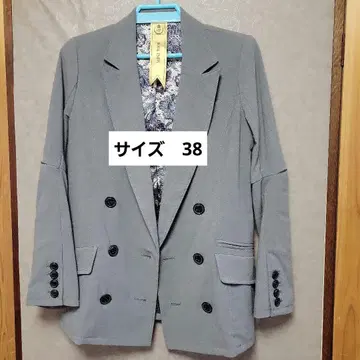 ROYAL PARTY 그레이 더블 브레스트 자켓