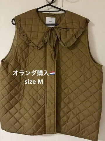 해외 구제 의류 퀼팅 베스트