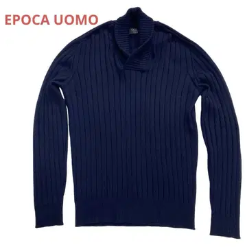 EPOCA UOMO 에포카 니트 와이드 리브 니트 숄 48(L)