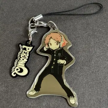 페르소나 Q 하나무라 요스케 메탈 스트랩 키링