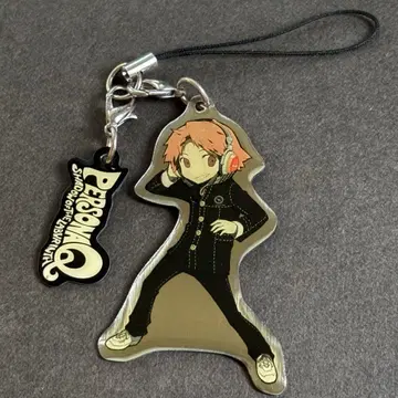 페르소나 Q 하나무라 요스케 메탈 스트랩 키링