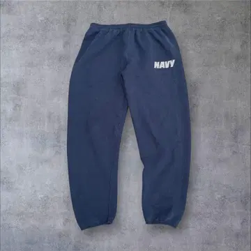 USNAVY 스웨트 팬츠 XL 네이비 밀리터리