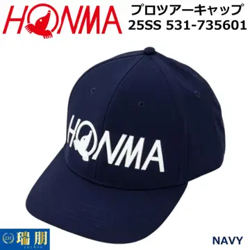 HONMA 혼마 골프 캡 프로 투어 캡 NAVY