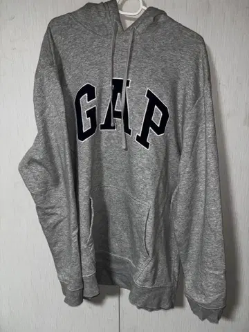 GAP 그레이 후드 부착 트레이닝복 XL