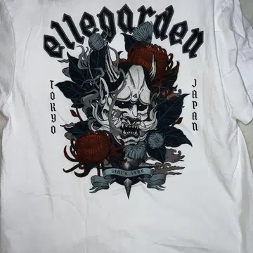 ELLEGARDEN 반야 T셔츠 XL 화이트