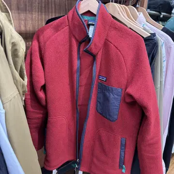 파타고니아 플리스 자켓 XS MENS 레드
