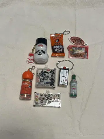 캡슐 토이 가챠 키링 세트