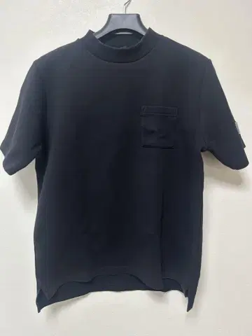 RUFFLOG 블랙 모크넥 셔츠 L