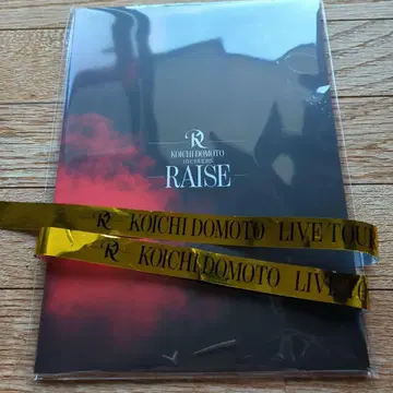 도모토 코이치 RAISE 팜플렛 미개봉 새상품 & 은테 풀 1개