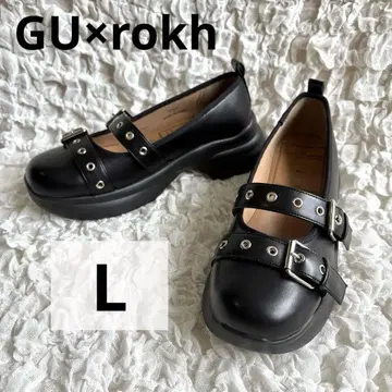 GU x rokh 콜라보 메리제인 블랙 L