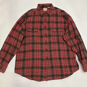 GAP 옴브레 셔츠 화이트 택