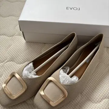 EVOL 미사용 새상품 플랫슈즈 22.5