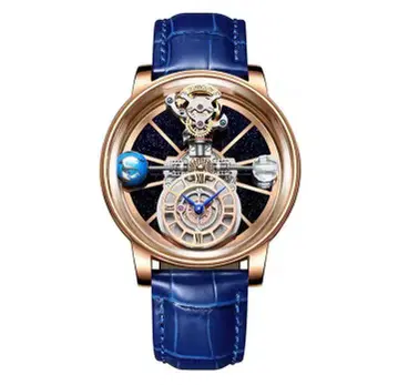 자동 태엽 천문 시계 지구의 포함