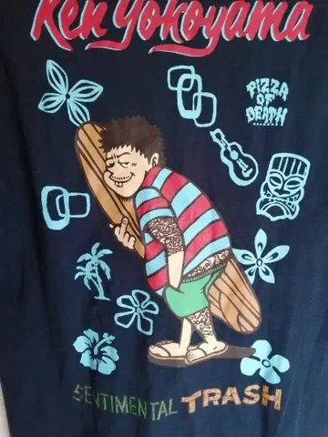 PIZZA OF DEATH Ken Yokoyama 티셔츠 밴드 티셔츠