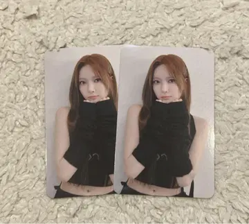 NiziU 마유카 회장 CD 구매 포토 카드 2장