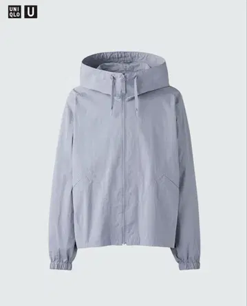 미사용 새상품 택 포함 UNIQLO 유니클로 후디드 블루종 M 그레이