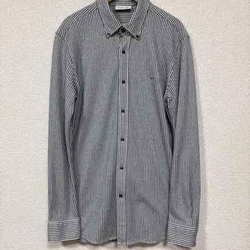 LACOSTE 스트라이프 긴팔 셔츠 M