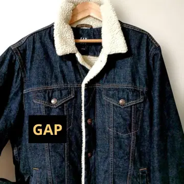 갭 GAP 보아 데님 자켓 네이비 L